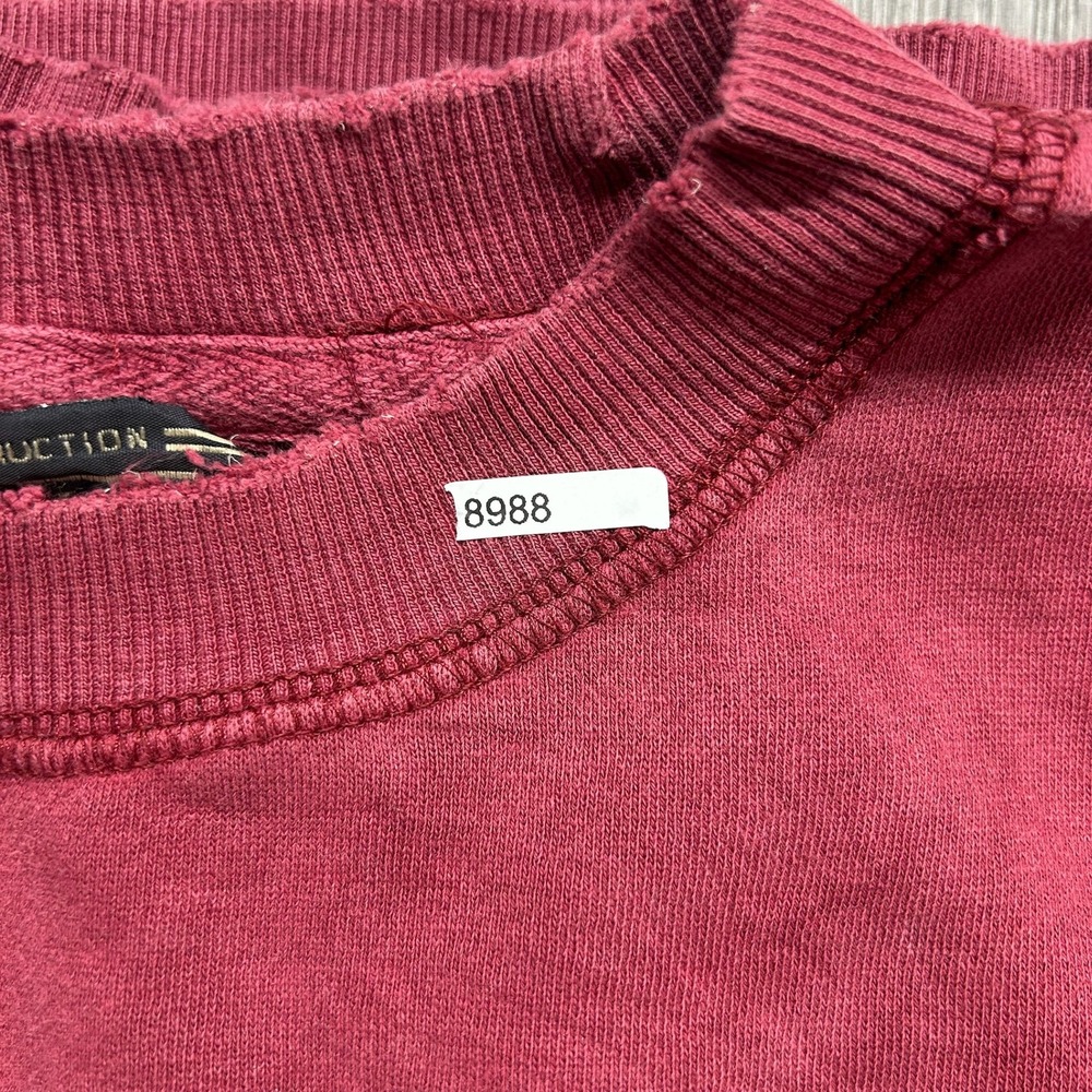 Vintage Abercrombie & Fitch Limited Edition Sweatshirt Mens Large Burgundy Red - Picture 8 of 8